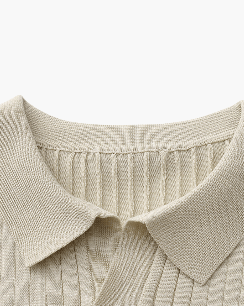 Cannes™ - Ribbed Polo - Eternal Eleganza