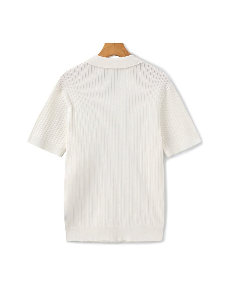 Cannes™ - Ribbed Polo - Eternal Eleganza