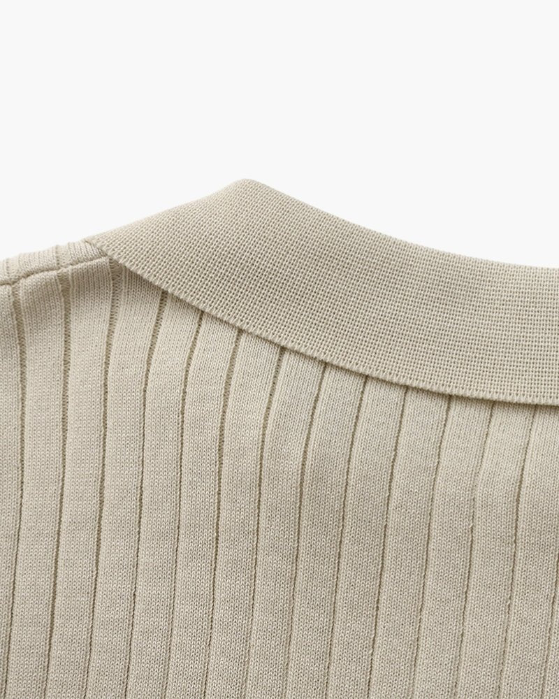 Cannes™ - Ribbed Polo - Eternal Eleganza