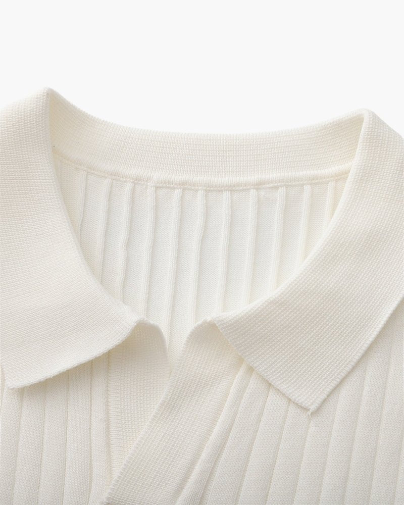 Cannes™ - Ribbed Polo - Eternal Eleganza