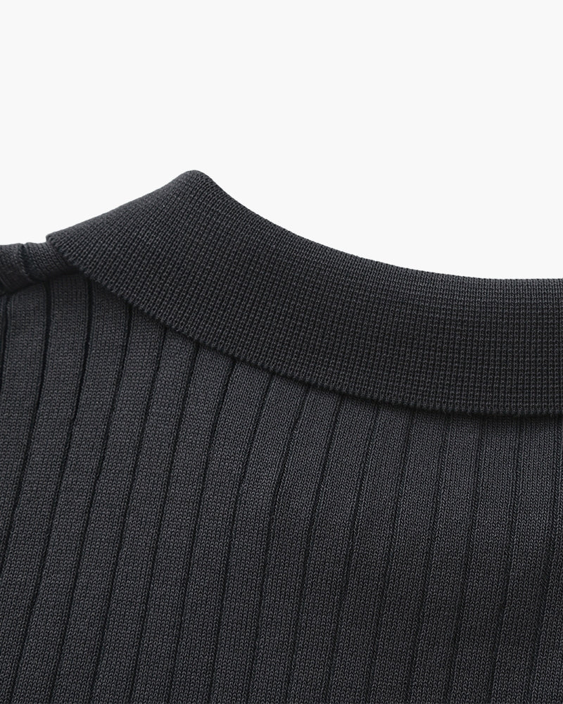 Cannes™ - Ribbed Polo - Eternal Eleganza
